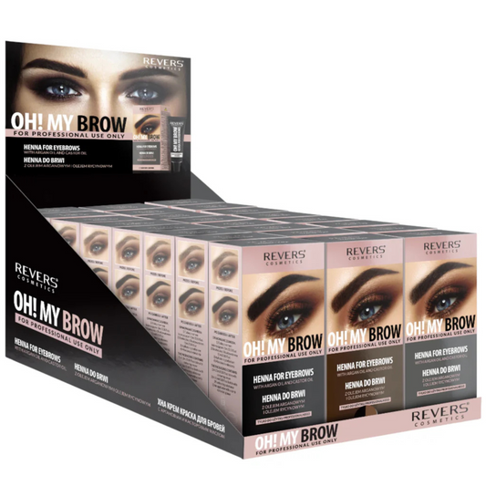 🌰 Kulmuhenna OH!MY BROW 3.0 Tumepruun toon 15ml + 15ml