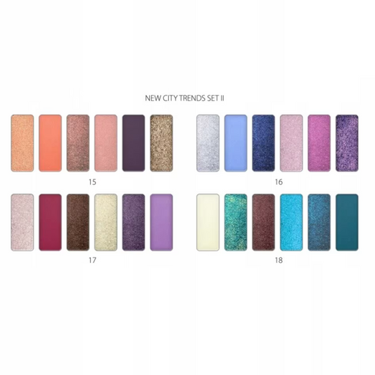 🎨 Lauvärvipalett New City Trends nr 18 9 g