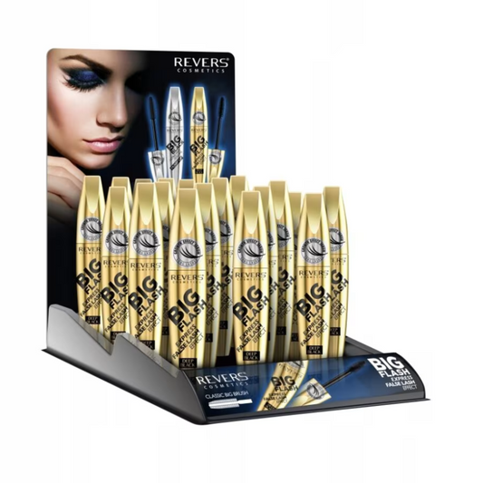 ⚡ Ripsmetušš Intensiivne must BIG FLASH Mascara – Ekspress Volüüm & Kunstripsmete Efekt 12 ml