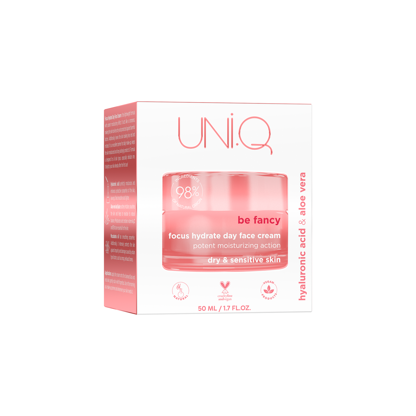 Uni.Q be fancy Focus Hydrate päevane näokreem 50ml