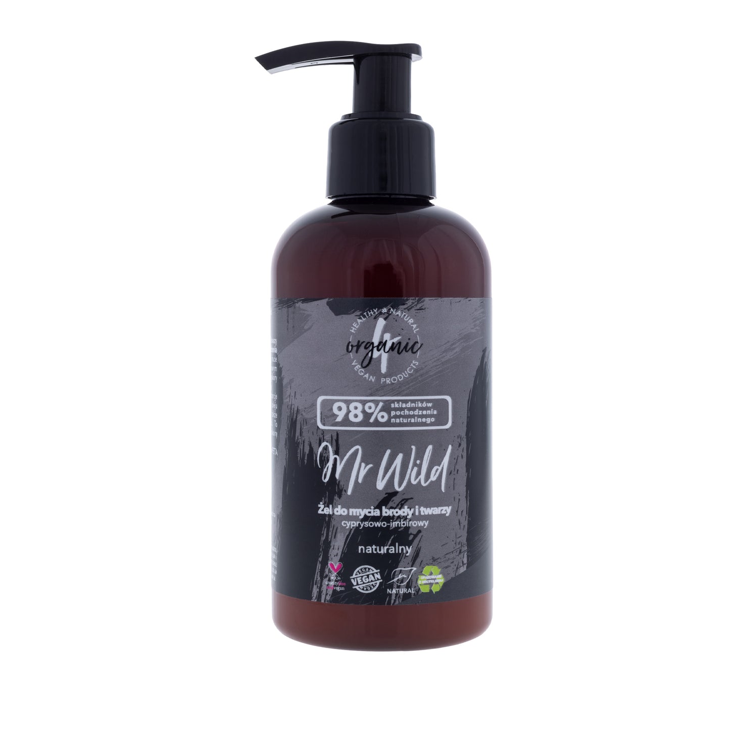 Mr Wild habeme- ja näopuhastusgeel  küpress ja ingver 200ml