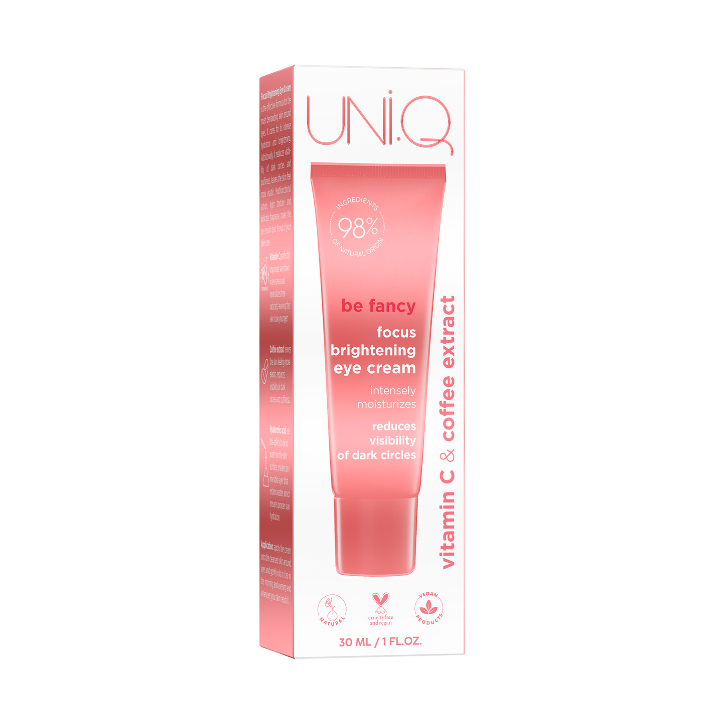 UNI.Q be fancy Focus silmakrrem tumedatele silmaalustele 30ml