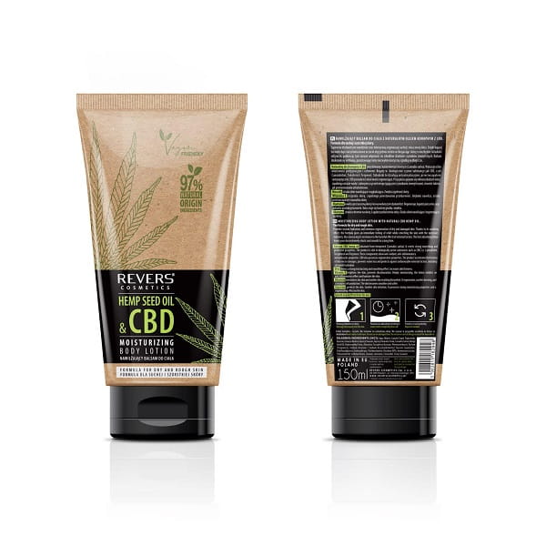 Moisturizing Body Lotion with Natural CBD Hemp Oil